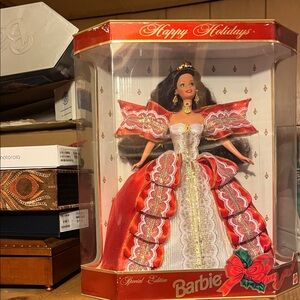Barbie Holiday Edition Doll - Red, White, and Gold